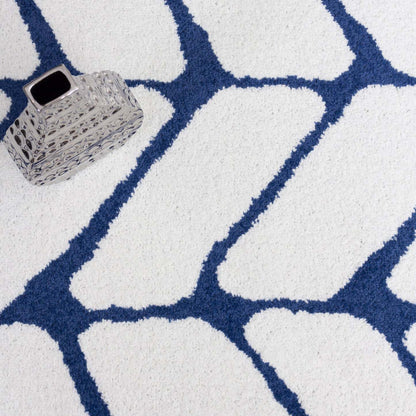 Tapis Lav Arco Bleu 4x6|Carpette Lav Arco bleue 4 x 6|D80GRDJA