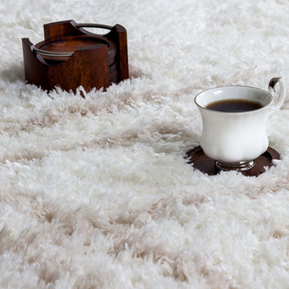 Ker Cream Lines 5x8 Area Rug|Carpette Ker crème à rayures 5 x 8|D80GD614