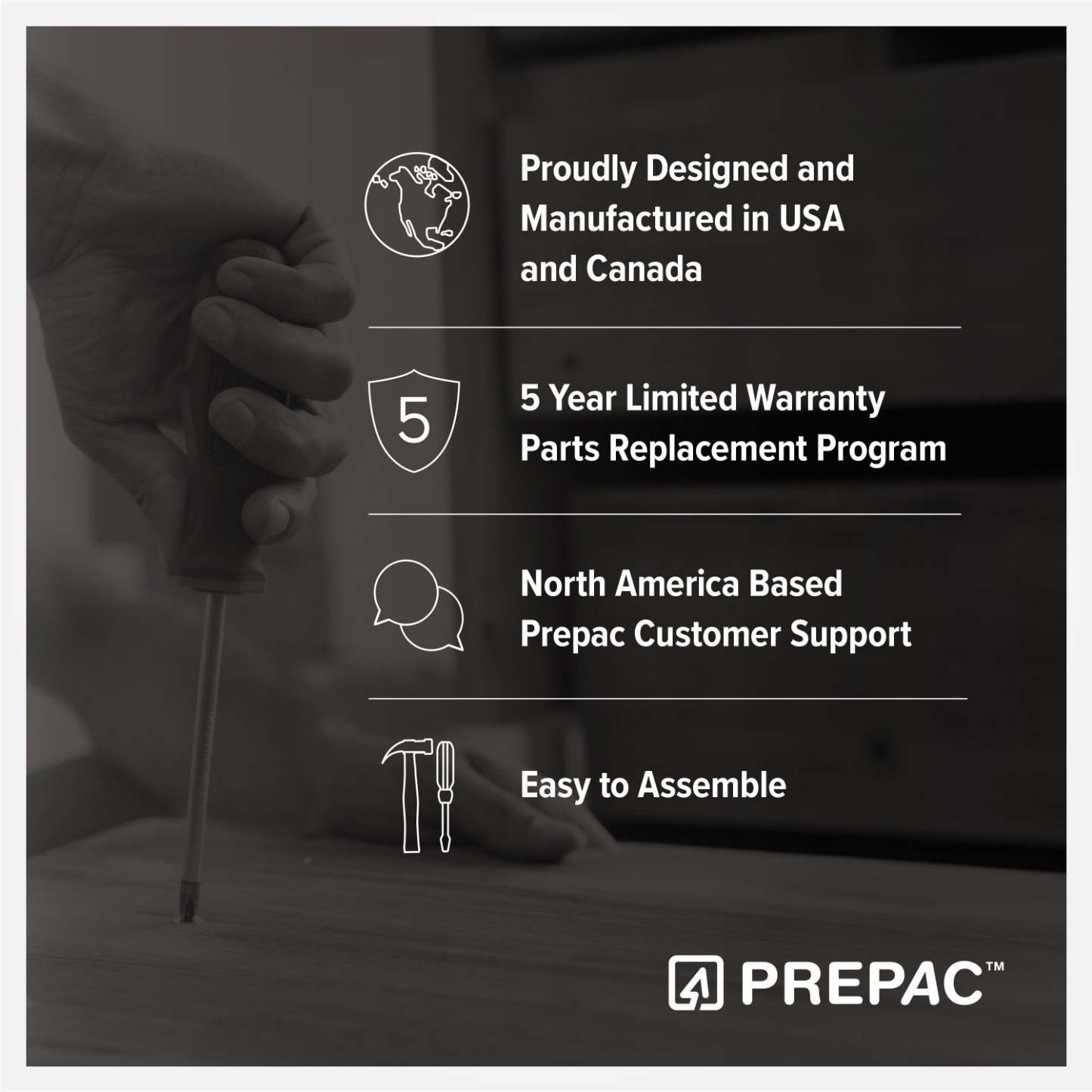 Armoire de rangement Elite Premium Home avec 5 tablettes - Noir|Armoire de rangement Elite Premium Home avec 5 tablettes - noire