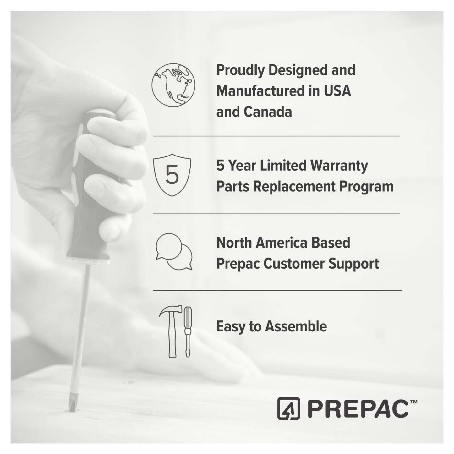 Elite Premium Home Accent Armoire de rangement avec 5 tablettes - Blanc|Armoire d'appoint de rangement Elite Premium Home avec 5 tablettes - blanche