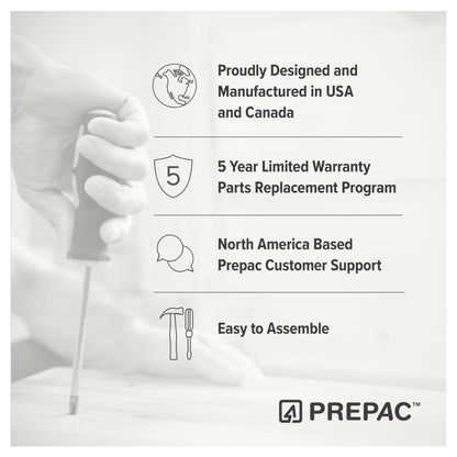 Elite Premium Home Accent Armoire de rangement avec 5 tablettes - Blanc|Armoire d'appoint de rangement Elite Premium Home avec 5 tablettes - blanche