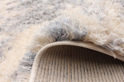 Carpette Astra crème/bleu clair - 3 pi 11 po x 5 pi 7 po