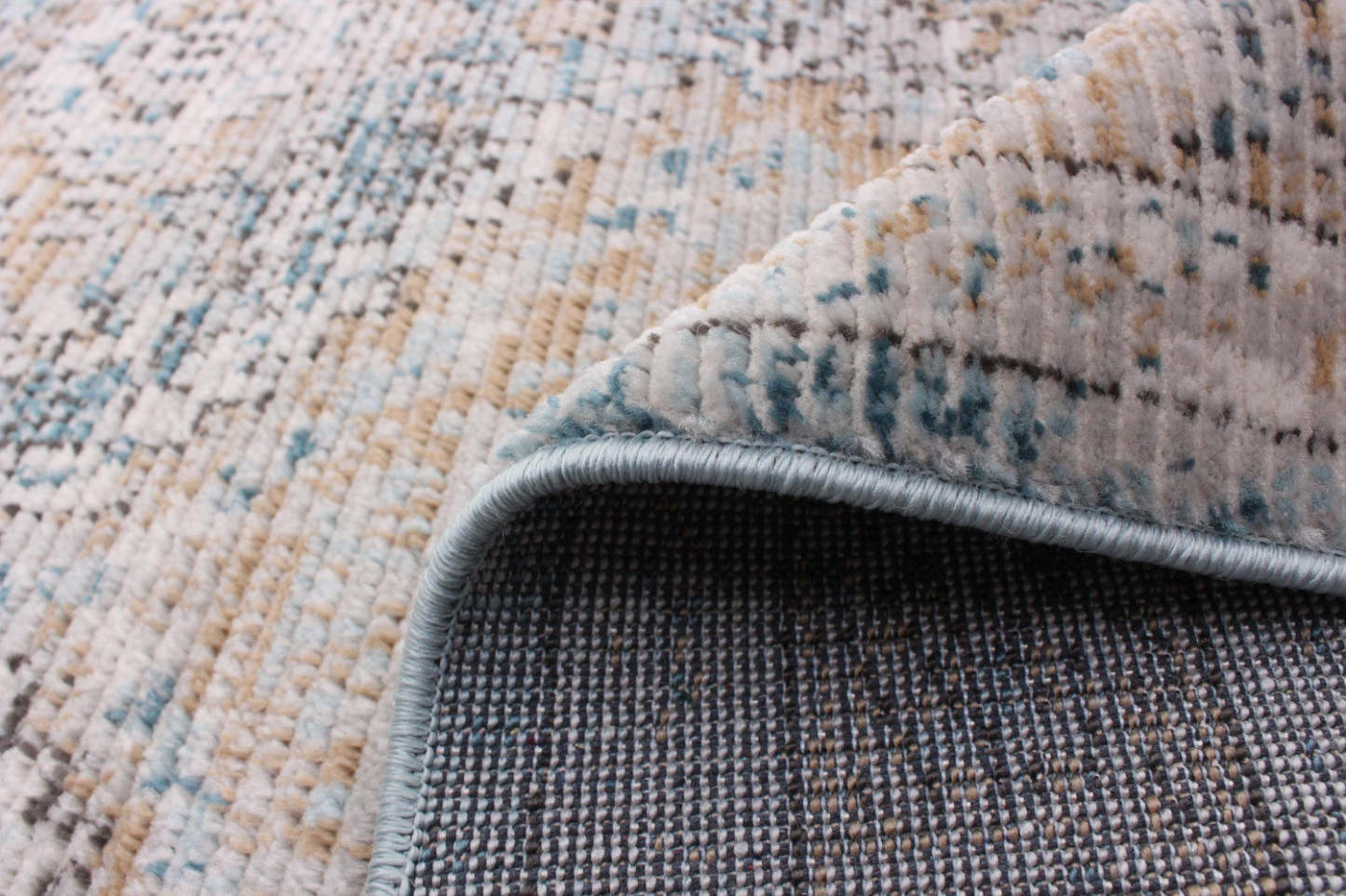 Tapis Leandra taupe/bleu 6'7 X 9'6 Tapis|Carpette Leandra taupe/bleue 6 pi 7 po x 9 pi 6 po|D86FIFSE