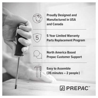 Armoire de rangement Elite Accent avec portes à panneaux et 3 tablettes - Blanc|Armoire d'appoint de rangement Elite avec portes à panneaux et 3 tablettes - blanche
