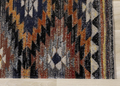 Spring Bright Southwest Outdoor Area Rug - 6'7 x 9'6|Carpette Spring à motif lumineux du Sud-Ouest pour l'extérieur - 6 pi 7 po x 9 pi 6 po