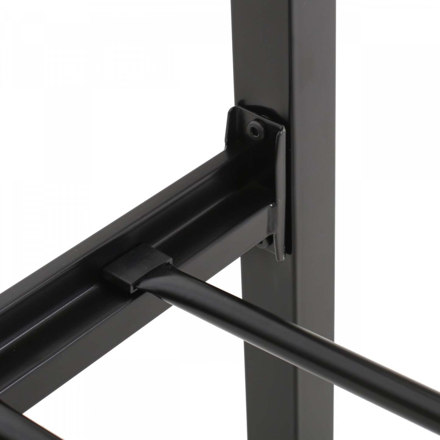 Cadre de lit Robert en métal avec tête et pied de lit au design circulaire, taille King, noir | Robert Cadre de lit en métal avec tête et pied de lit au design circulaire, taille King, noir