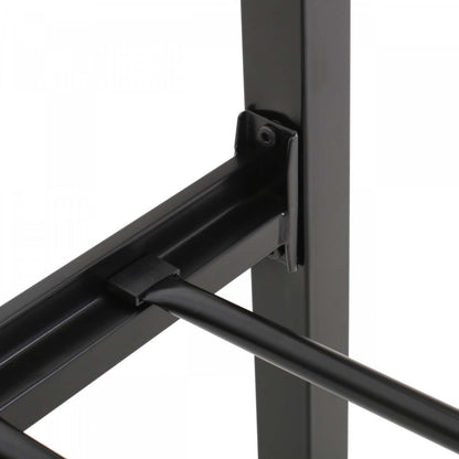 Cadre de lit Robert en métal avec tête et pied de lit au design circulaire, taille King, noir | Robert Cadre de lit en métal avec tête et pied de lit au design circulaire, taille King, noir