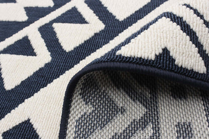 Gaia Blue 6'7 x 9'6 Area Rug|Carpette Gaia bleue 6 pi 7 po x 9 pi 6 po|D86FWRT9