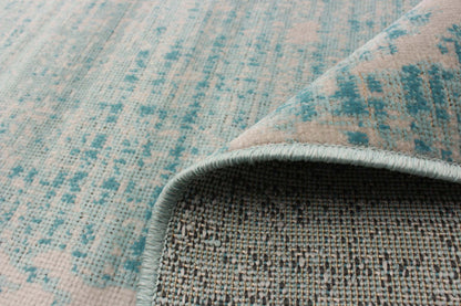 Tapis Janaki Sarcelle 5'3 x 7'7|Carpette Janaki bleu sarcelle 5 pi 3 po x 7 pi 7 po|D86F1IJ8