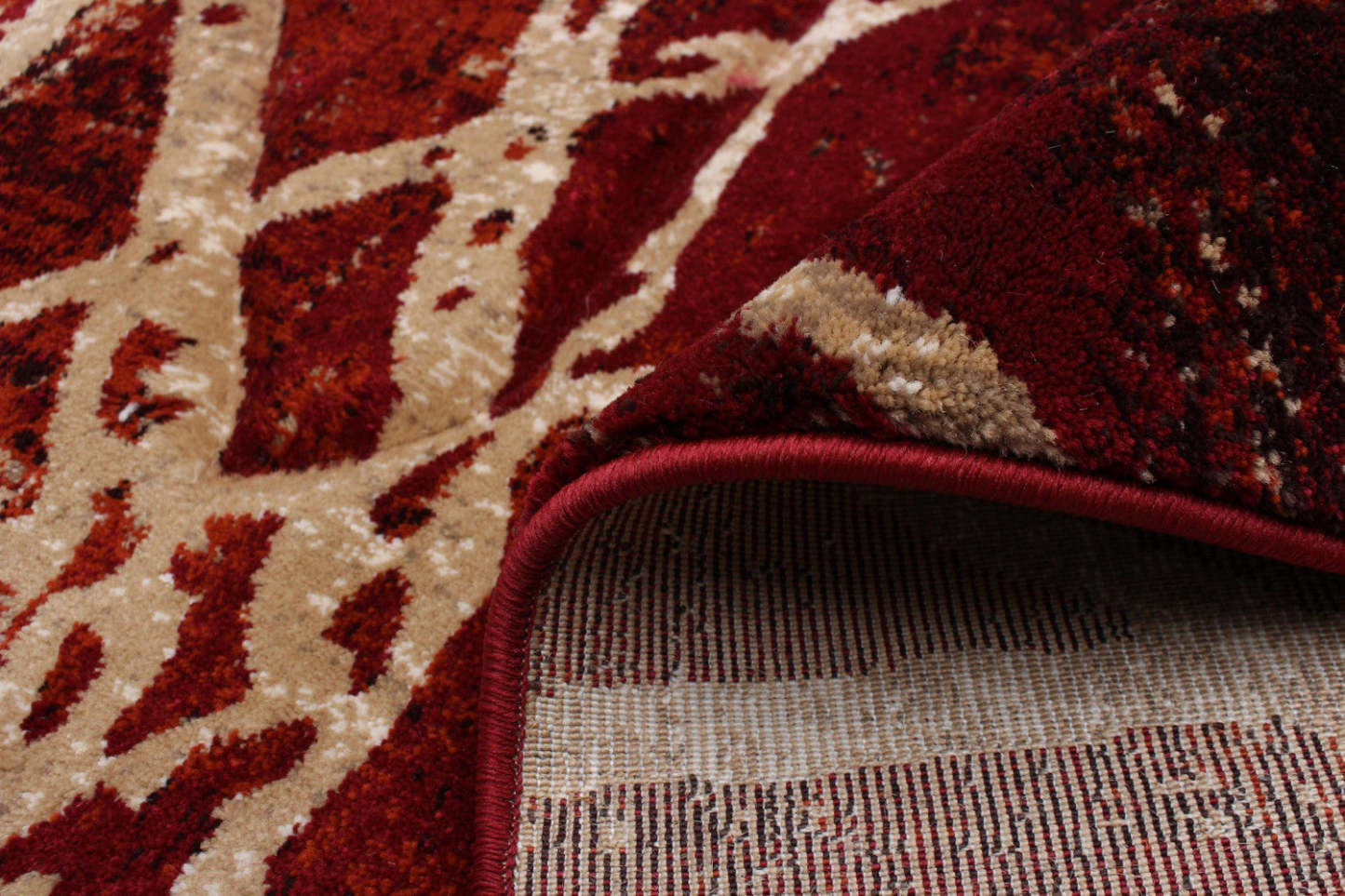 Carpette Cherokee rouge - 5 pi 3 po x 7 pi 3 po