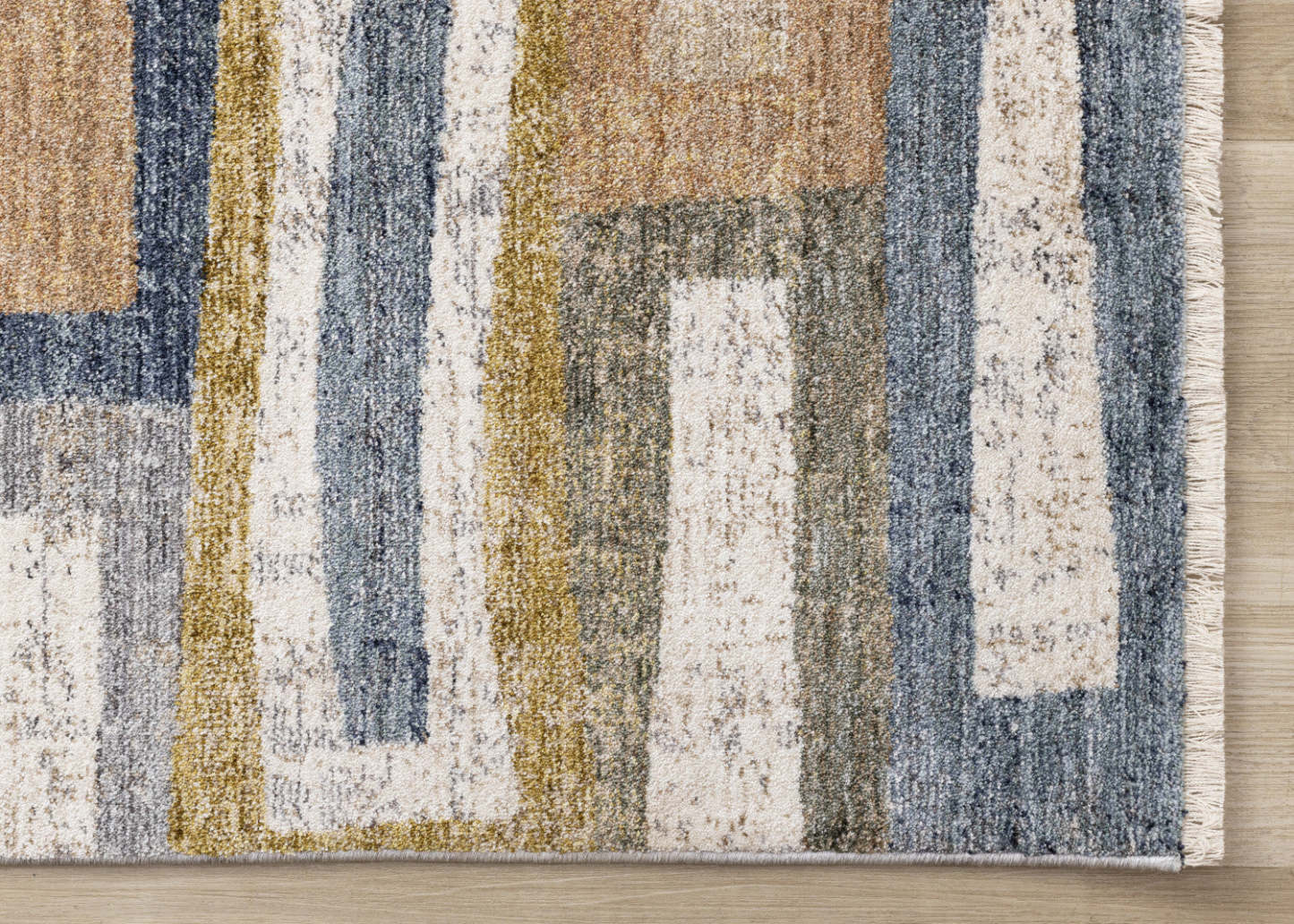 Macey Modern Grey Blue Red Sophisticated Area Rug - 7'10 x 10'2|Carpette moderne et raffinée Macey grise, bleue et rouge- 7 pi 10 po x 10 pi 2 po