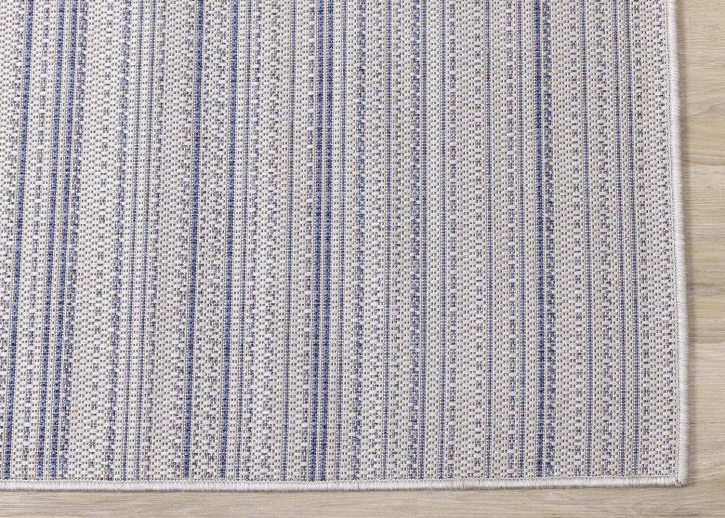 Carpette Cabana à rayures texturées pour l'extérieur - 7 pi 10 po x 10 pi 6 po