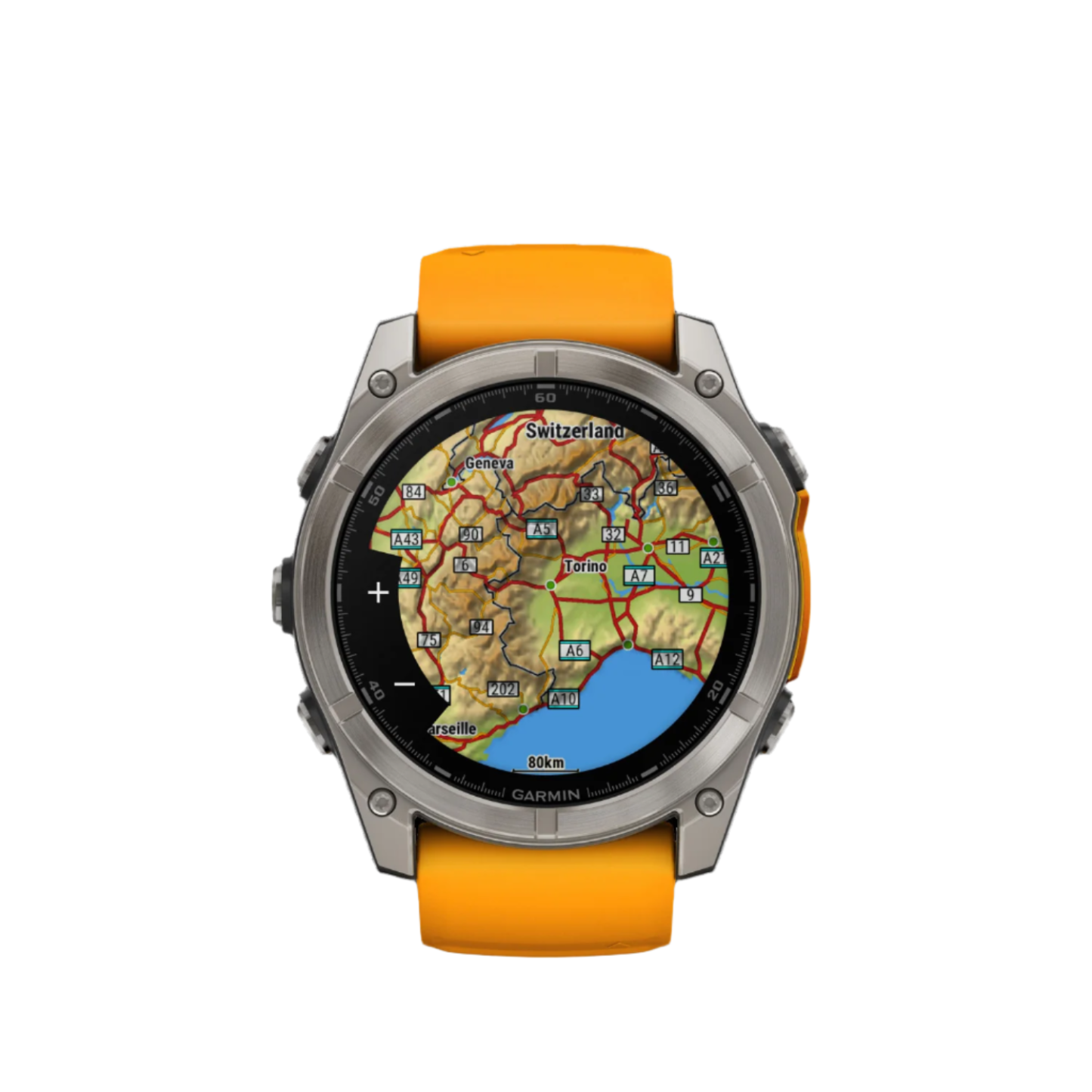 Garmin Fēnix 8 Amoled Sapphire Smartwatch 51mm - Gps, Boussole, Gyroscope Et Altimètre Barométrique | Montre Intelligente Garmin Fēnix 8 Amoled Sapphire 51mm - Gps, Boussole, Gyroscope Et Altimètre Barométrique