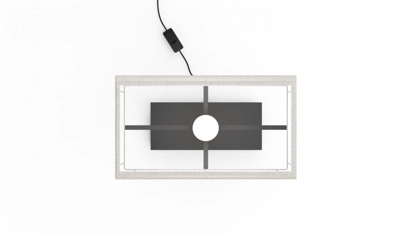 Lampe de table carrée classique dorée 24 avec abat-jour texturé | Lampe de table carrée classique dorée de 24 po avec abat-jour texturé