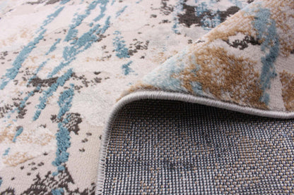Tahi Blue, Grey, Taupe Rug 3'11 X 5'11 Area Rug|Tapis Tahi gris, bleu taupe 3 pi 11 po x 5 pi 11 po|D86FXX3G