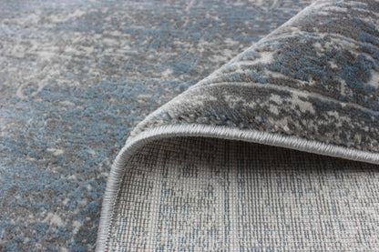 Tapis Dayna Bleu, Gris 8'0 X 10'0 Tapis|Carpette Dayna grise 8 pi 0 po x 10 pi 0 po