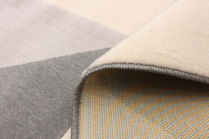 Nuria grise 3 pi 11 po x 5 pi 7 po|Carpette Nuria Grey 3'11 x 5'7|D86FIBBI