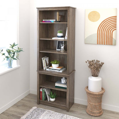 Bibliothèque haute - Gris Dérivé|Bibliothèque haute - gris délavé