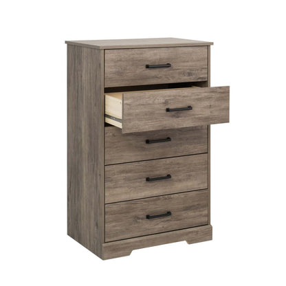 Prepac Rustic Ridge 27.5 5-Drawer Chest - Brown|Commode verticale Rustic Ridge de Prepac de 27,5 po à 5 tiroirs - brune