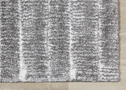 Tapis doux à rangées de rayures - 7'10 x 10'10|Carpette douce à motif de rangées de rayures - 7 pi 10 po x 10 pi 10 po