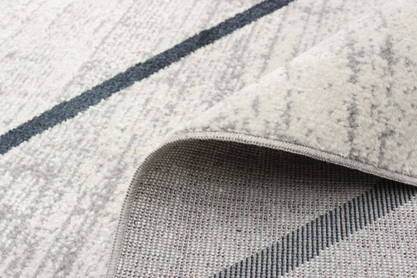 Tapis Damali ivoire/bleu lavable en machine - 3'0 x 5'0|Carpette Damali ivoire et bleue lavable à la machine - 3 pi 0 po x 5 pi 0 po|D86FFQBJ