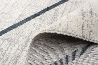 Tapis Damali ivoire/bleu lavable en machine - 3'0 x 5'0|Carpette Damali ivoire et bleue lavable à la machine - 3 pi 0 po x 5 pi 0 po|D86FFQBJ