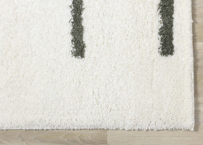 Carpette douce Taylor à motif de lignes - 7 pi 10 po x 10 pi 6 po