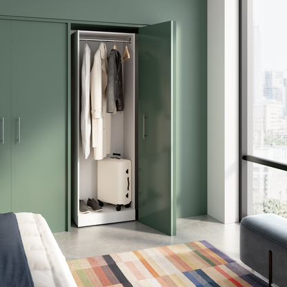 Bestar Florence 25 Modular Double Hanging Closet System - White|Système de garde-robe modulaire à 2 espaces pour suspension Florence de Bestar de 25 po - blanc