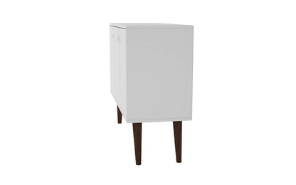 Buffet Bromma de Manhattan Comfort de 35,43 po avec 3 tablettes et 3 portes - blanc