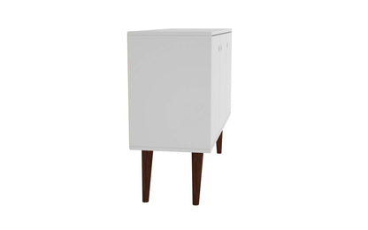 Buffet Bromma de Manhattan Comfort de 35,43 po avec 3 tablettes et 3 portes - blanc