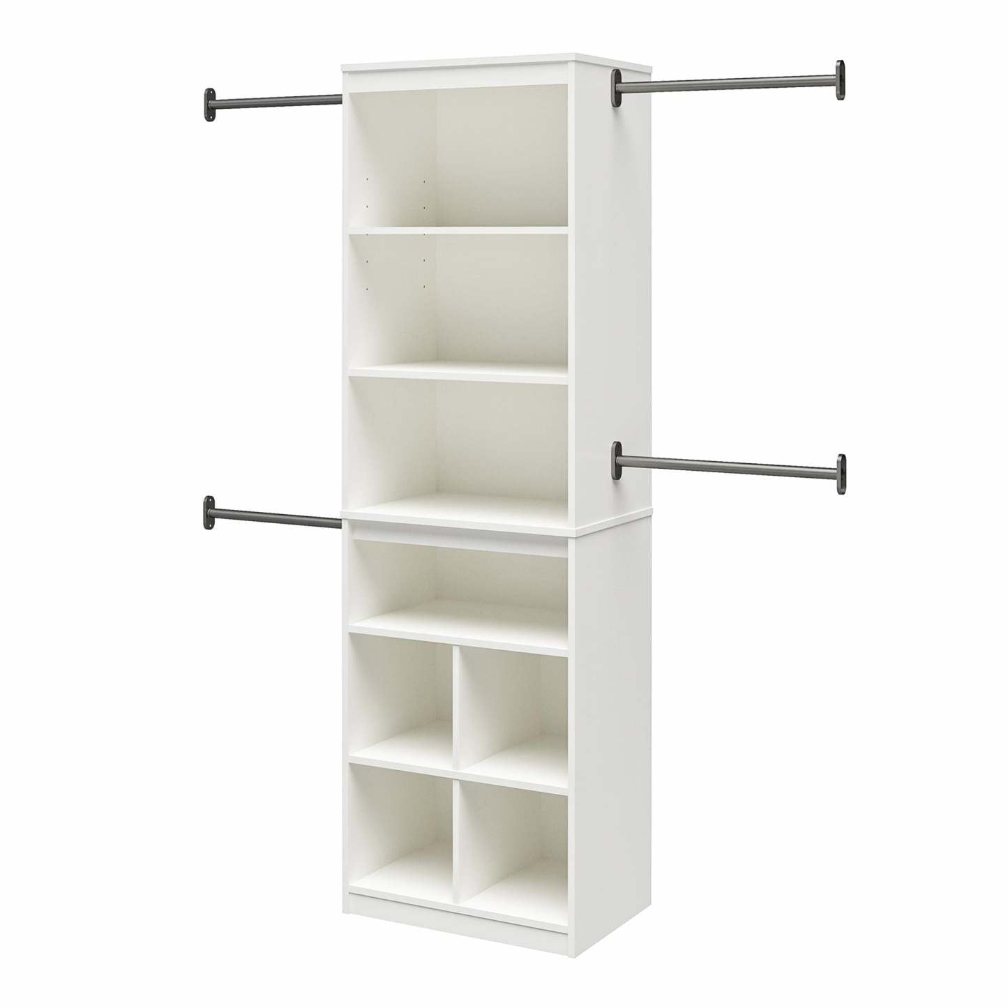 Systembuild Evolution Closet Storage System - White|Système de rangement de garde-robe Systembuild Evolution - blanc