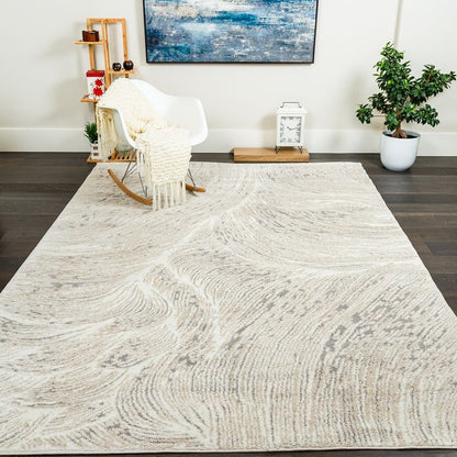 Tapis rustique Darius Winds - 6'7 x 9'6|Carpette Darius à motif de vent rustique - 6 pi 7 po x 9 pi 6 po