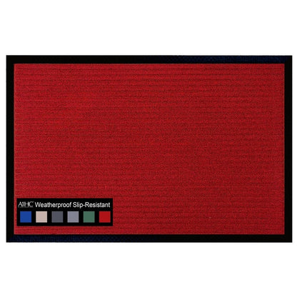 Tapis de porte A1HC neuf, durable et polyvalent, en caoutchouc polypropylène, pour usage intérieur et extérieur, toutes saisons.