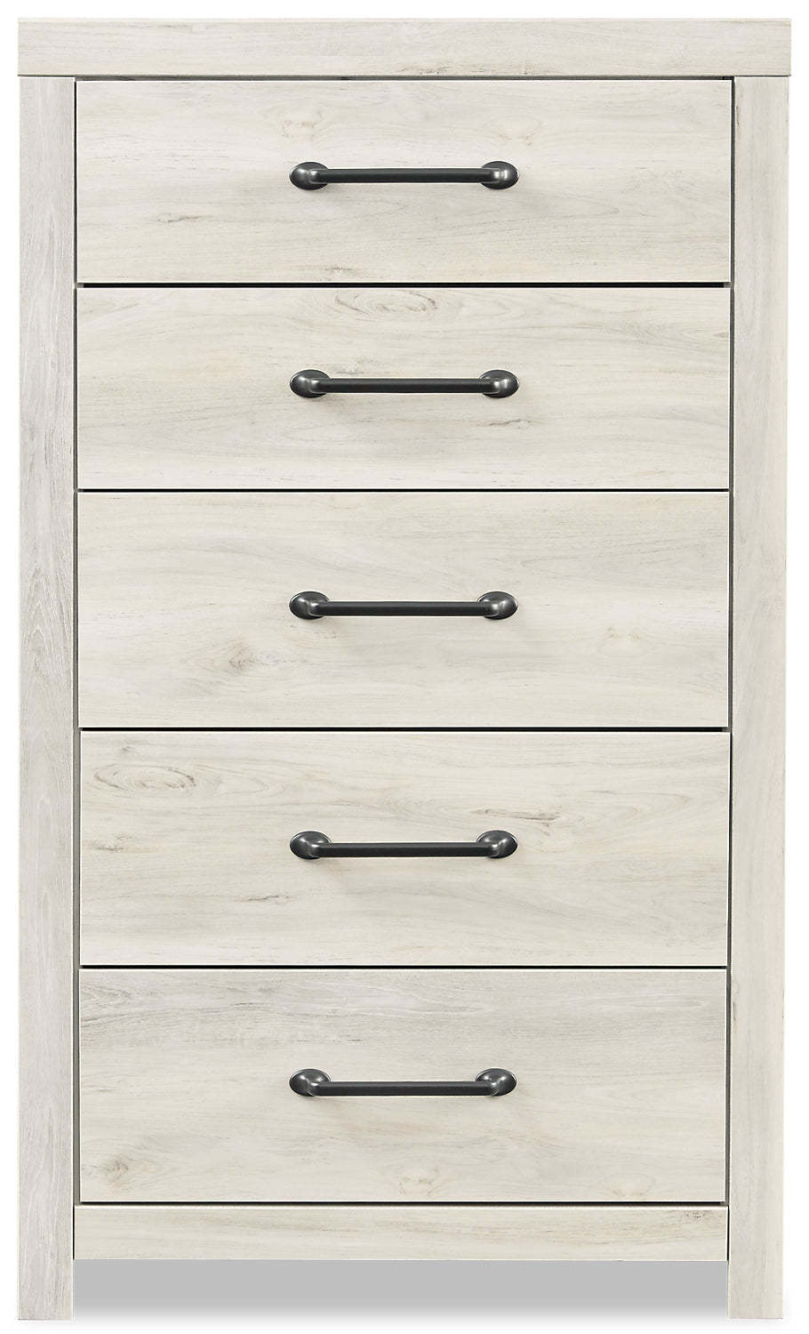 Commode de chambre Abby, 5 tiroirs, 31,7 L x 53,9 H - Blanc | Commode verticale Abby de 31,7 po (L) x 53,9 po (H) à 5 tiroirs pour la chambre à coucher - blanche