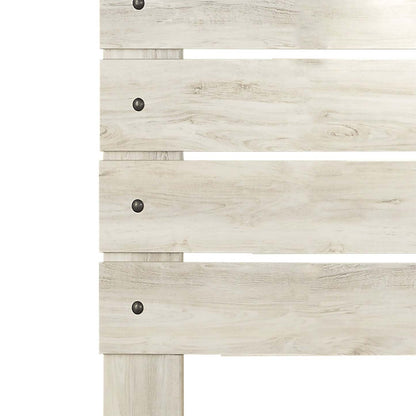 Tête de lit à panneau Abby avec lumière LED et ports USB, blanc - Pleine grandeur | Tête de lit à panneau Abby avec éclairage à DEL et ports USB, blanche - format allumé double