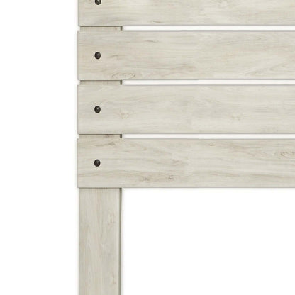 Tête de lit à panneau Abby avec lumière LED et ports USB, blanc - Queen Size | Tête de lit à panneau Abby avec éclairage à DEL et ports USB, blanche - format grand lit