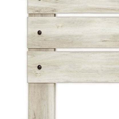 Tête de lit à panneau Abby avec lumière LED et ports USB pour enfants, blanc - taille simple | Tête de lit à panneau Abby avec éclairage à DEL et ports USB, blanche - format allumé simple