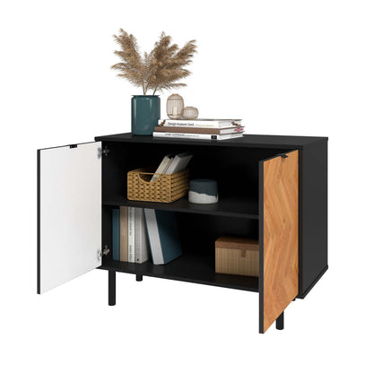Liam Accent Cabinet - Noir|Armoire décorative Liam - noire