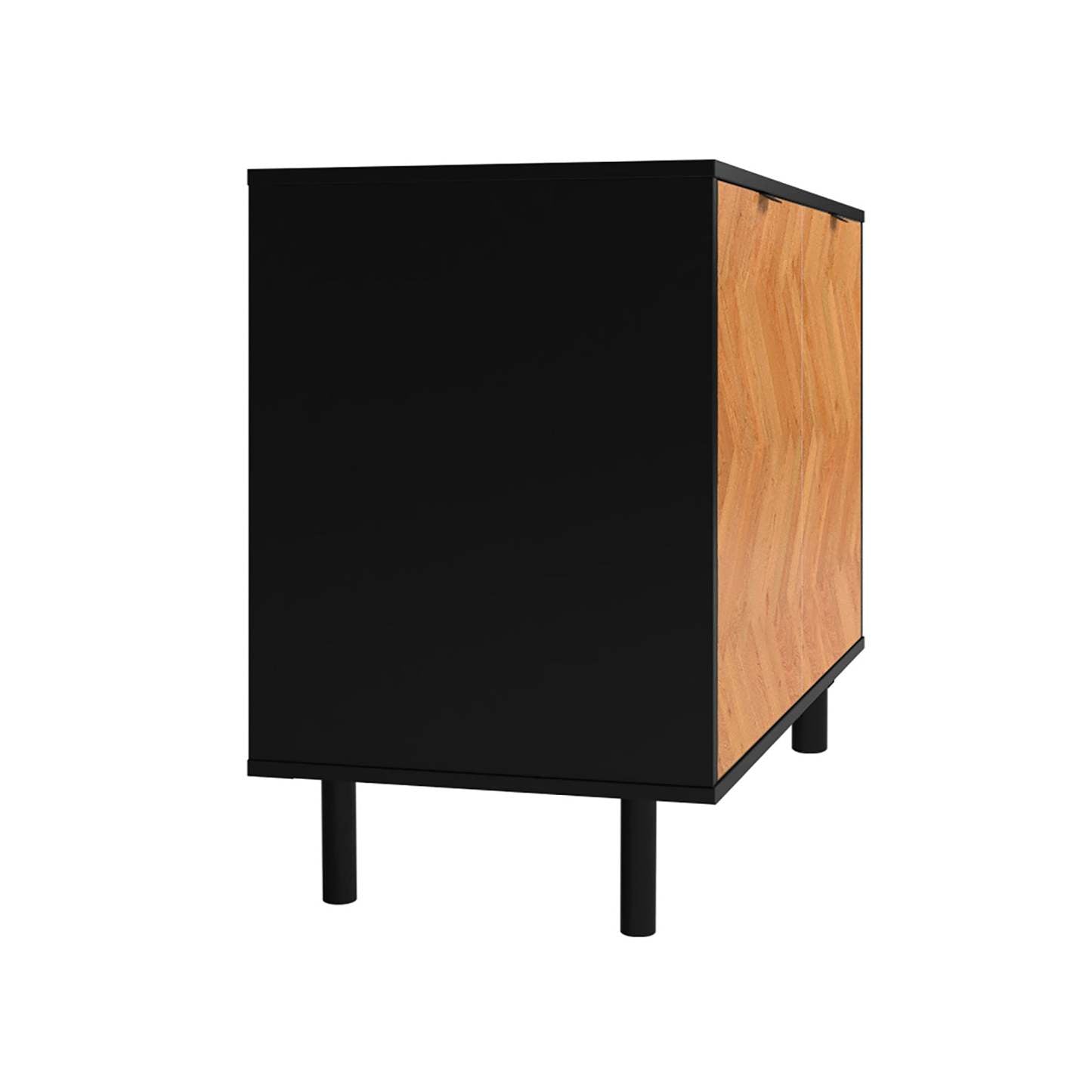 Liam Accent Cabinet - Noir|Armoire décorative Liam - noire