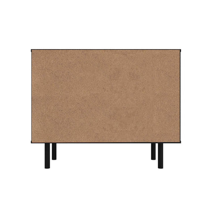 Liam Accent Cabinet - Black Brown|Armoire décorative Liam - noire et brune