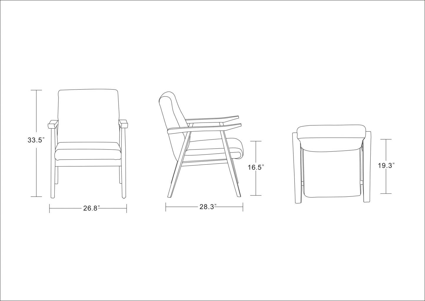 Manhattan Comfort Archiduke Faux Leather Accent Chair - White &amp; Amber|Chaise d'appoint Archiduke de Manhattan Comfort en similicuir - blanche et ambre