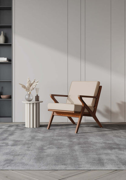 Manhattan Comfort Martelle Twill Weave Accent Chair - Cream &amp; Amber|Fauteuil d'appoint tissé sergé Martelle de Manhattan Comfort - crème et ambre