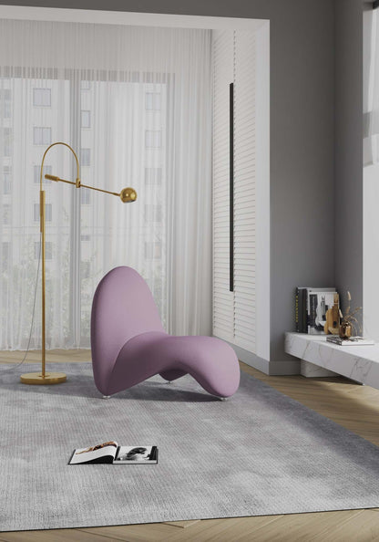 Fauteuil d’appoint Moma de Manhattan Comfort en mélange de laine - violet