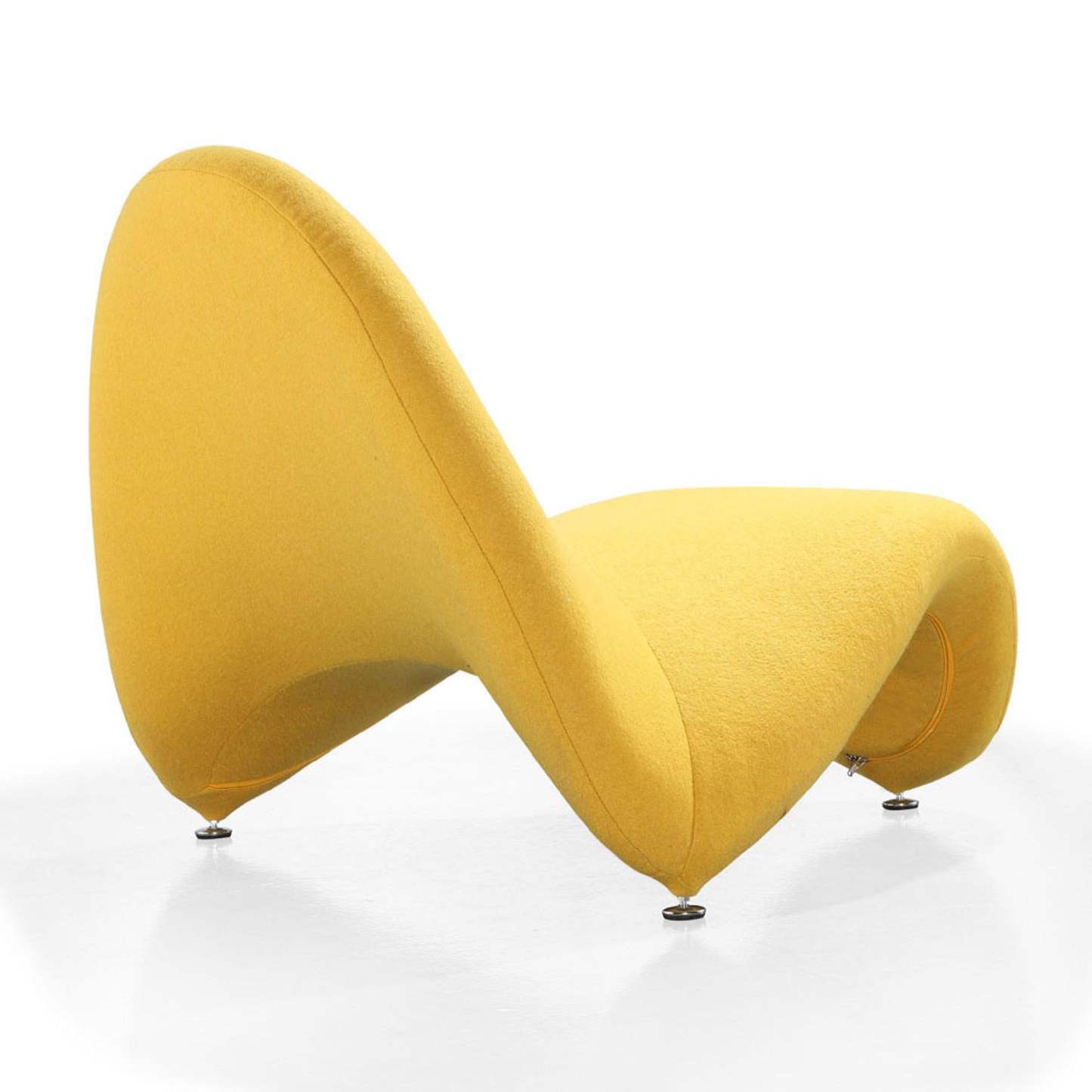 Fauteuil d’appoint Moma de Manhattan Comfort en mélange de laine - jaune
