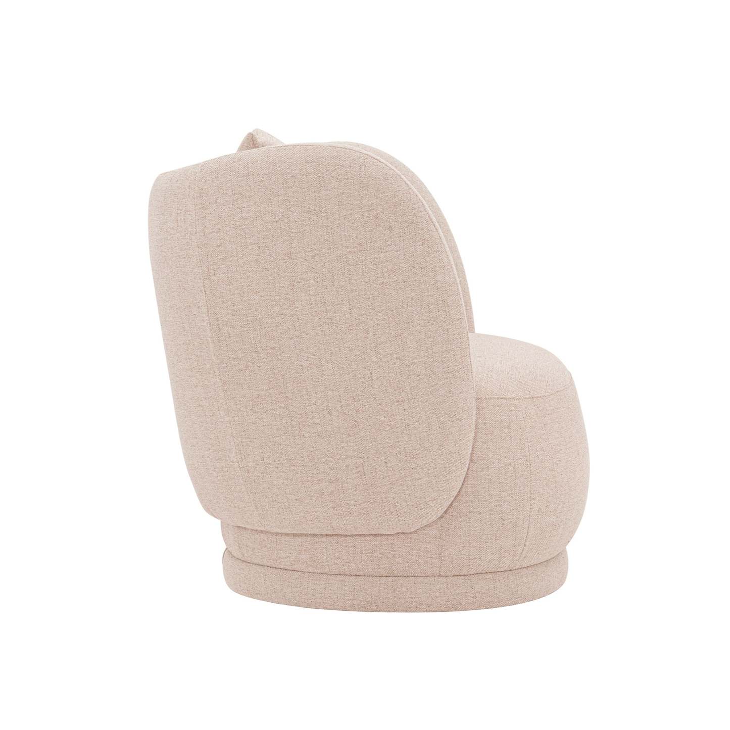 Fauteuil d'appoint contemporain Siri de Manhattan Comfort en lin tissé avec coussins - blé