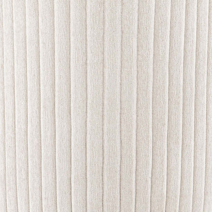 Fauteuil d’appoint pivotant moderne Leela de Manhattan Comfort en chenille - crème