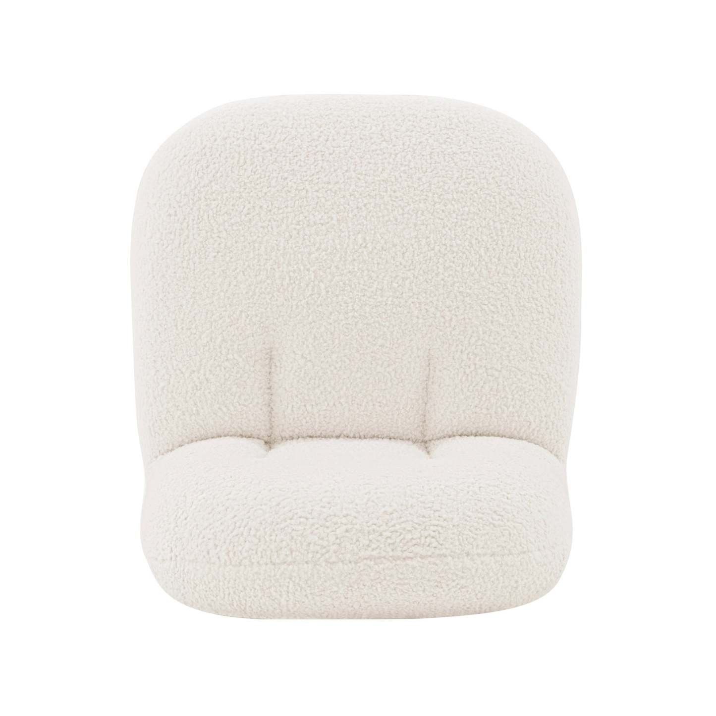 Manhattan Comfort Modern Edina Chenille Accent Chair - White|Fauteuil d'appoint moderne Edina de Manhattan Comfort en chenille - blanc