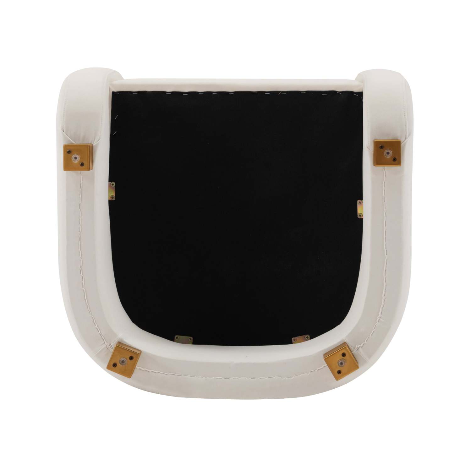 Manhattan Comfort Modern Amirah Velvet Accent Chair - White|Fauteuil d'appoint moderne Amirah de Manhattan Comfort en velours - blanc