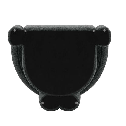 Manhattan Comfort Modern Darian Chenille Accent Chair - Black|Chaise d'appoint moderne Darian de Manhattan Comfort en chenille - noire