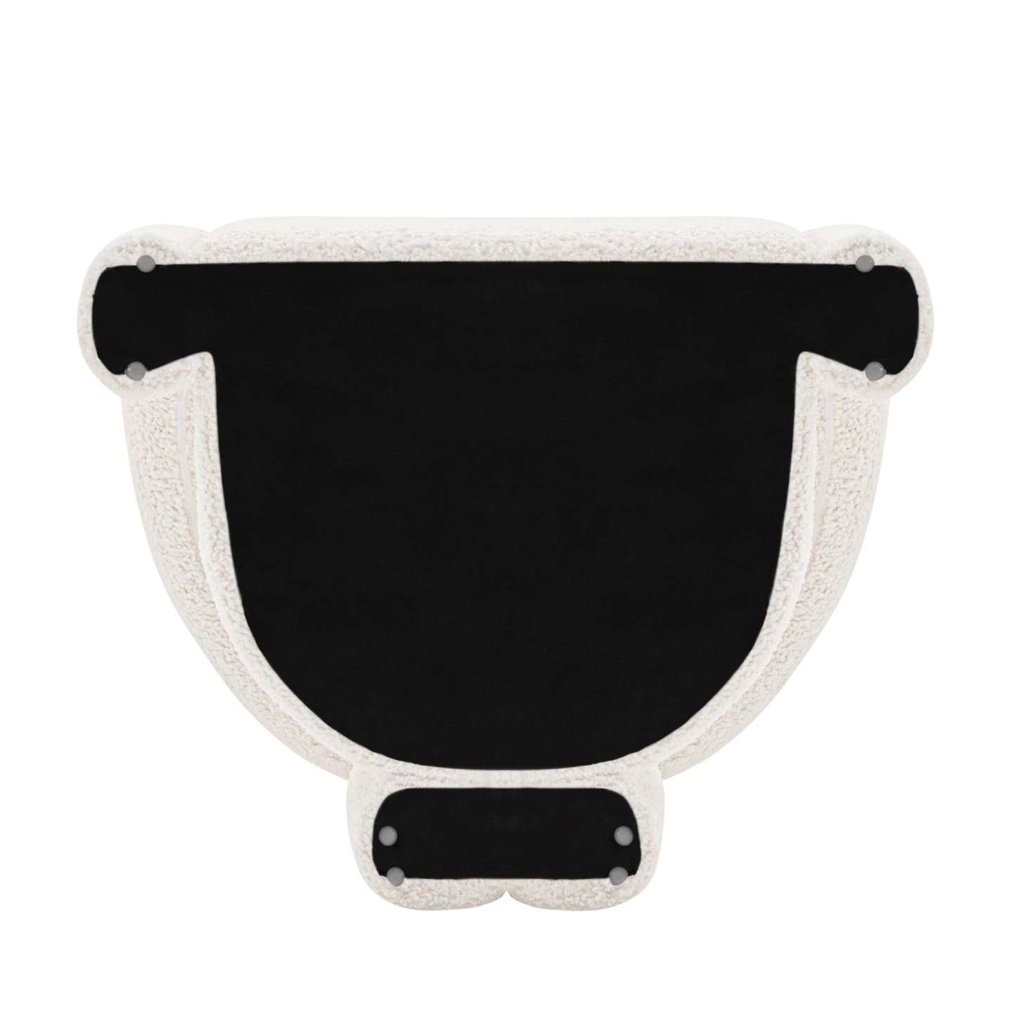 Manhattan Comfort Modern Darian Chenille Accent Chair - Crème|Chaise d'appoint moderne Darian de Manhattan Comfort en chenille - crème